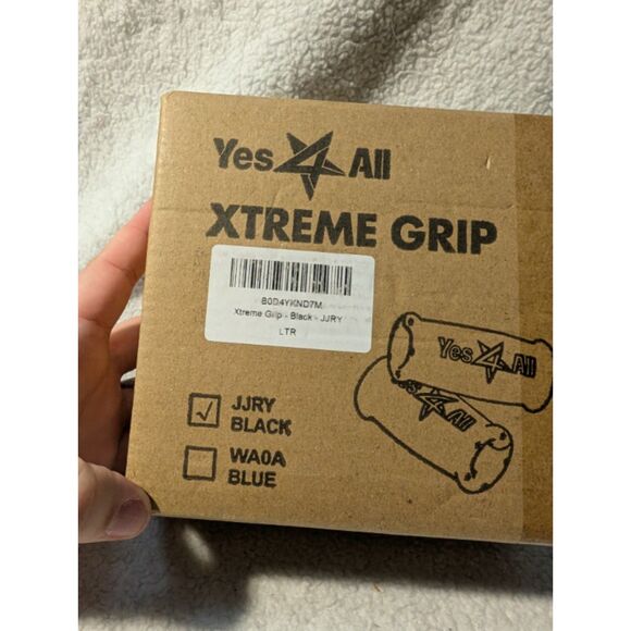 Yes4All Thick Black Rubber Grips EZ Barbell Grips Outer Dimension 2.0 inches NEW - Picture 4 of 5